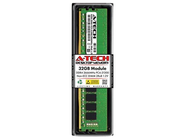 32GB DDR4 2666MHz Desktop Memory RAM Upgrade: $213.39 32GB DDR4 2666MHz Desktop Memory RAM Upgrade: $213.39