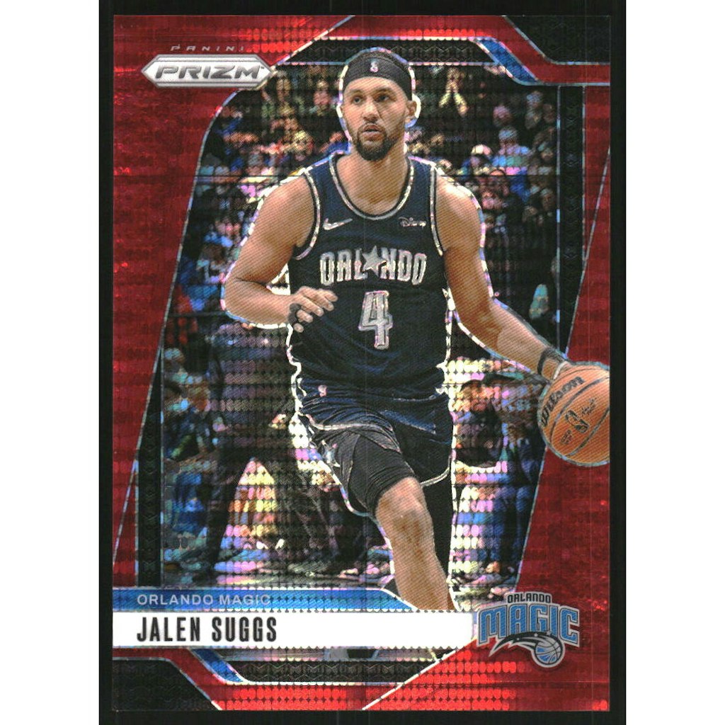 2024-25 Panini Prizm Jalen Suggs Red Pulsar Prizm Card: $18