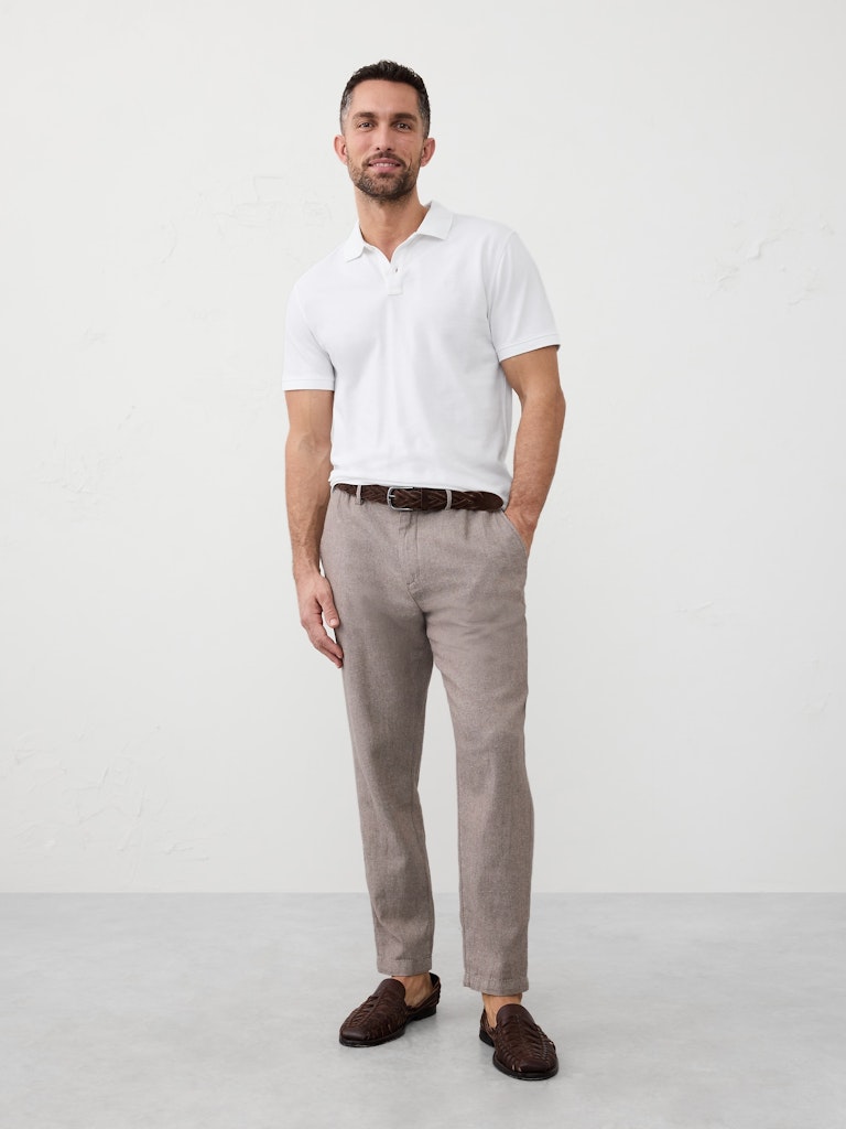 Standard-Fit Pique Polo: $25 Standard-Fit Pique Polo: $25