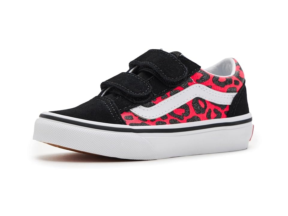 Vans Kids Old Skool V Glitter Leopard Shoes: $33 Vans Kids Old Skool V Glitter Leopard Shoes: $33