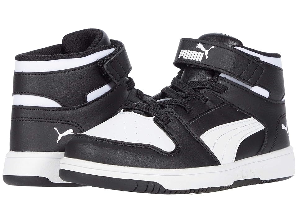 Puma Kids Rebound Layup Mid Hook and Loop Shoes: $58
