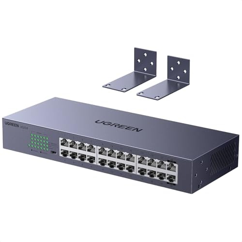 Ugreen 24-Port Gigabit Ethernet Switch: $60.99 Ugreen 24-Port Gigabit Ethernet Switch: $60.99