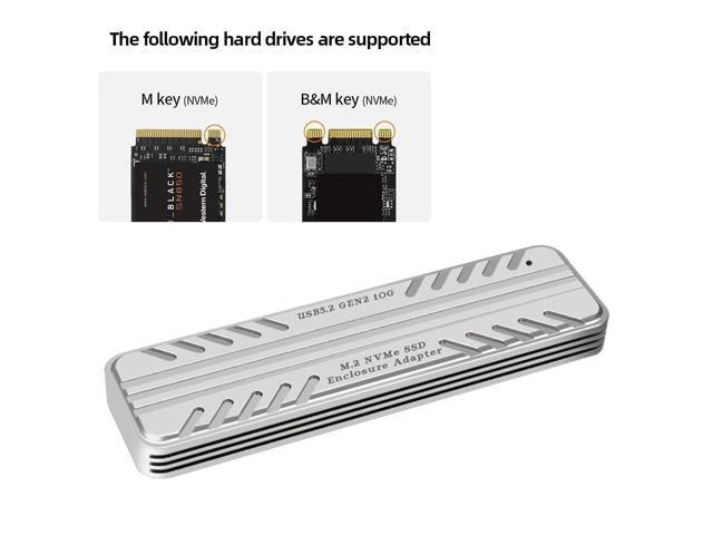 M.2 NVMe SSD External Enclosure 10Gbps USB 3.2 Gen2: $51.96 M.2 NVMe SSD External Enclosure 10Gbps USB 3.2 Gen2: $51.96