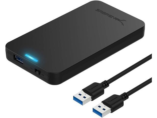 Sabrent 2.5-Inch SATA to USB 3.0 Tool-Free External Hard Drive Enclosure: $11.99 Sabrent 2.5-Inch SATA to USB 3.0 Tool-Free External Hard Drive Enclosure: $11.99