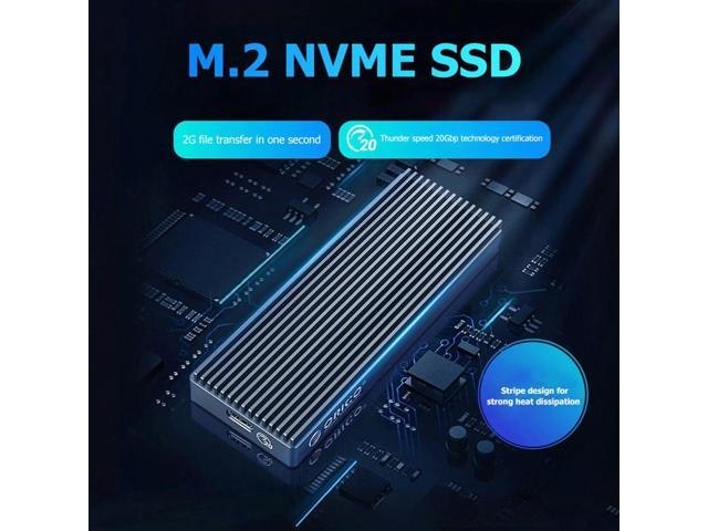 USB 3.2 Type-C M.2 NVMe SSD Enclosure: $168.80 USB 3.2 Type-C M.2 NVMe SSD Enclosure: $168.80