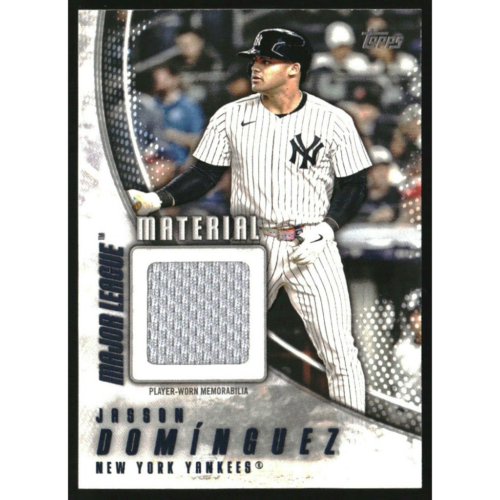 2025 Topps Major League Materials Jasson Dominguez Trading Card: $13.50 2025 Topps Major League Materials Jasson Dominguez Trading Card: $13.50
