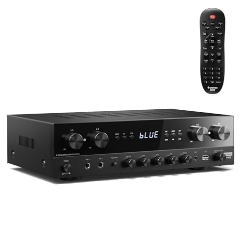 Donner 1,000W 4-Channel Bluetooth Home Audio Amplifier: $132.99 Donner 1,000W 4-Channel Bluetooth Home Audio Amplifier: $132.99
