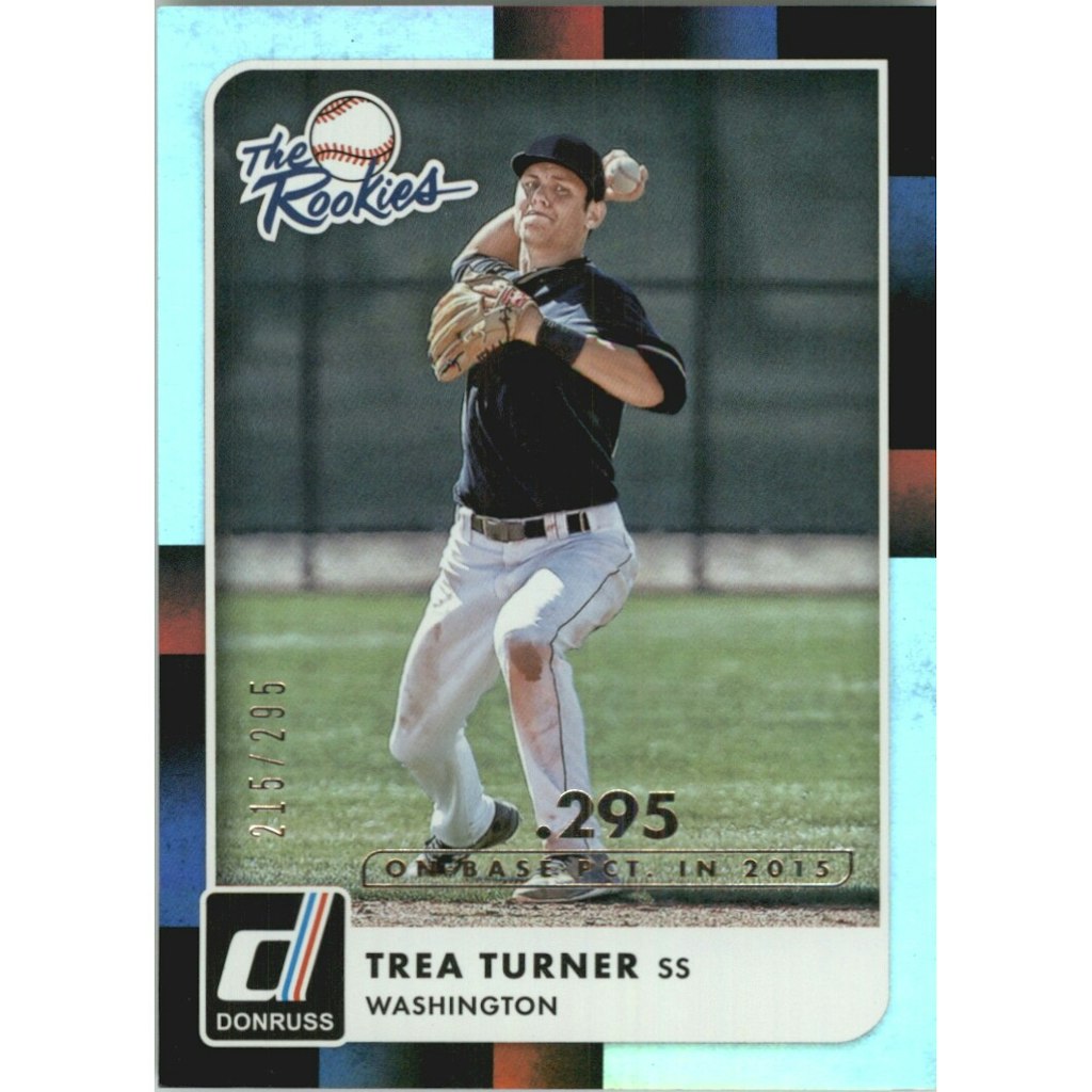 2016 Donruss The Rookies Trea Turner Stat Line Trading Card #TR3: $13.50 2016 Donruss The Rookies Trea Turner Stat Line Trading Card #TR3: $13.50