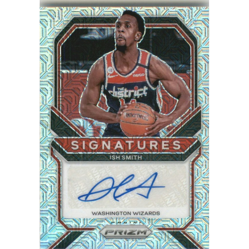 2020-21 Panini Prizm Ish Smith Signatures Mojo #43: $10.80 2020-21 Panini Prizm Ish Smith Signatures Mojo #43: $10.80