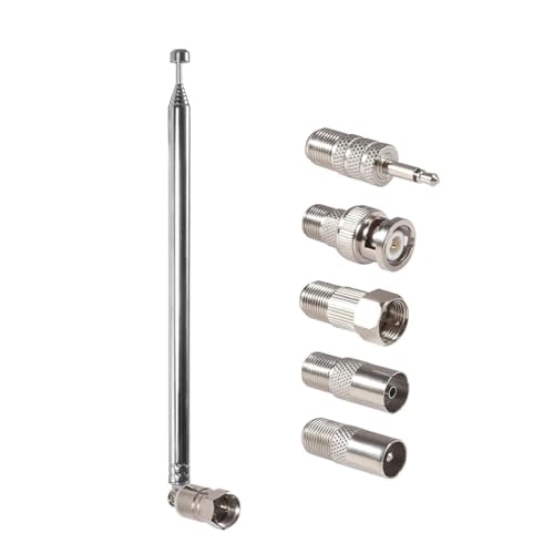 Aediko FM Telescopic Antenna with 5-Piece Adapter Kit: $6.99