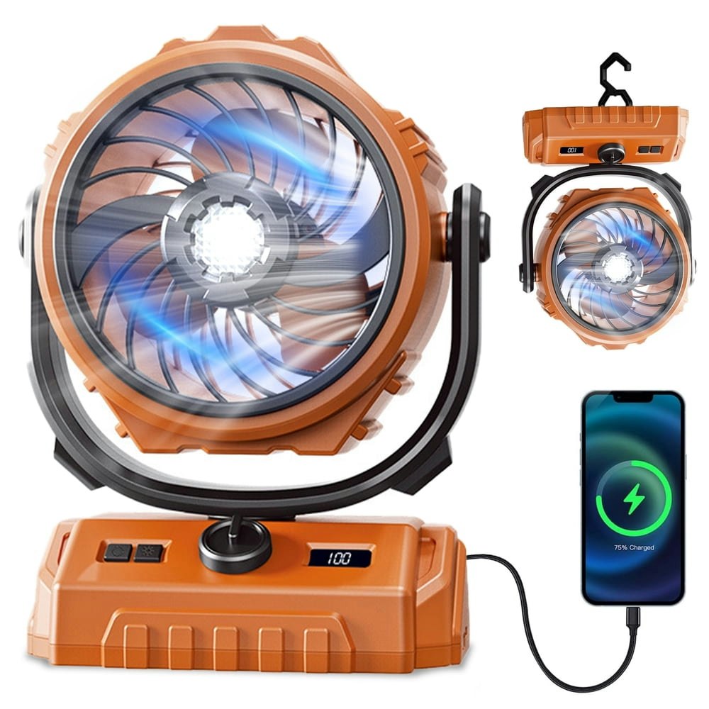 BN-Link 100-Speed Rechargeable Camping Fan with LED Lantern: $19.99 BN-Link 100-Speed Rechargeable Camping Fan with LED Lantern: $19.99