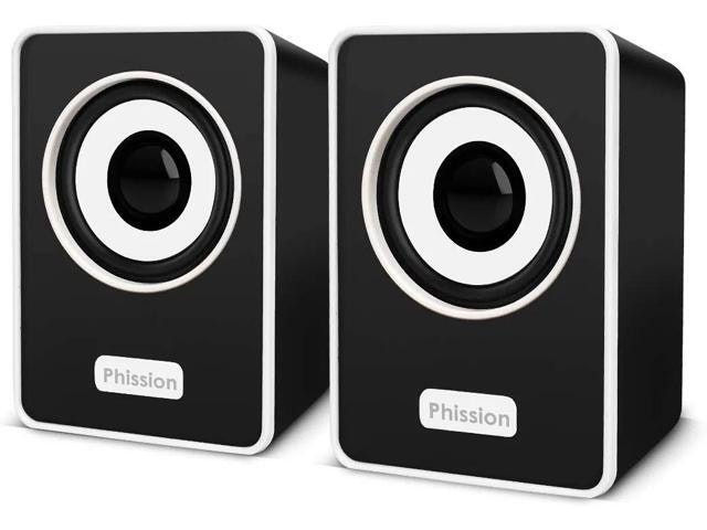 Phission 6W USB-Powered Stereo Computer Speakers: $29.39