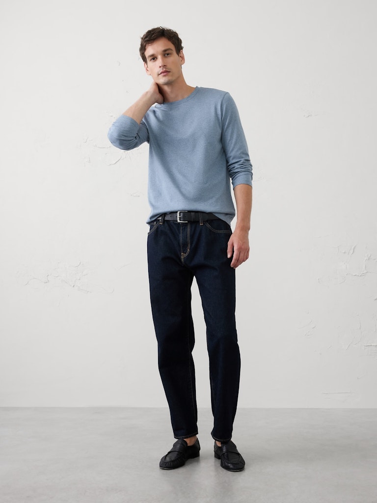 Slim-Fit Luxe Touch Long-Sleeve T-Shirt: $30 Slim-Fit Luxe Touch Long-Sleeve T-Shirt: $30