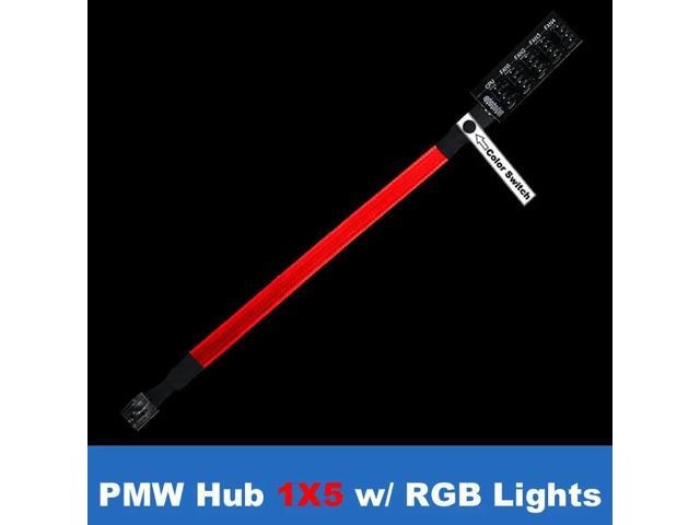 40cm 5-Way PWM and RGB Fan Hub Splitter: $21.27 40cm 5-Way PWM and RGB Fan Hub Splitter: $21.27