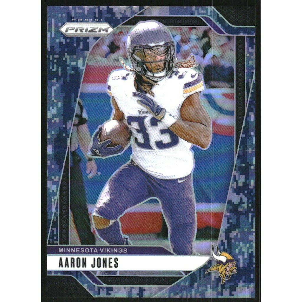 2024 Panini Prizm Navy Camo Aaron Jones #186 Trading Card: $13.50 2024 Panini Prizm Navy Camo Aaron Jones #186 Trading Card: $13.50