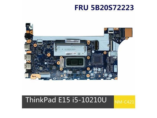Lenovo ThinkPad E15 NM-C421 Laptop Motherboard with Intel Core i5-10210U CPU: $294.06 Lenovo ThinkPad E15 NM-C421 Laptop Motherboard with Intel Core i5-10210U CPU: $294.06