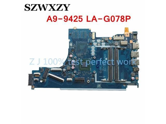 HP 15-DB Laptop Motherboard LA-G078P with A9-9425 CPU: $95.20 HP 15-DB Laptop Motherboard LA-G078P with A9-9425 CPU: $95.20