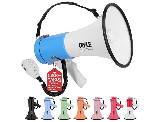 Pyle 50W Portable Megaphone Bullhorn PMPRA515WHI: $47.99 Pyle 50W Portable Megaphone Bullhorn PMPRA515WHI: $47.99