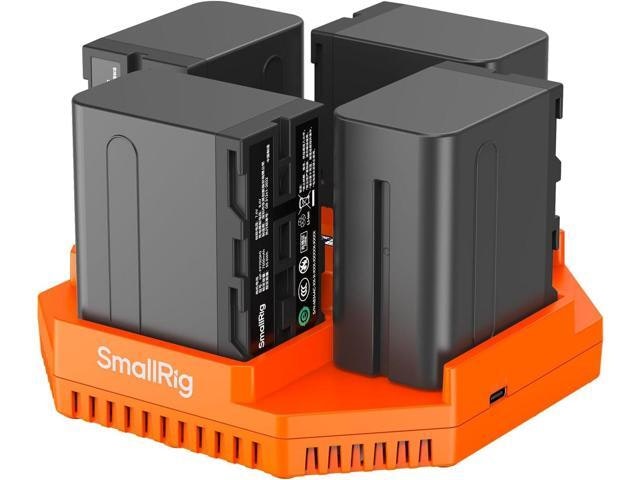 SmallRig NP-F970 7,800mAh Replacement Battery 4-Pack with 4-Slot PD 100W Charger: $374.28 SmallRig NP-F970 7,800mAh Replacement Battery 4-Pack with 4-Slot PD 100W Charger: $374.28