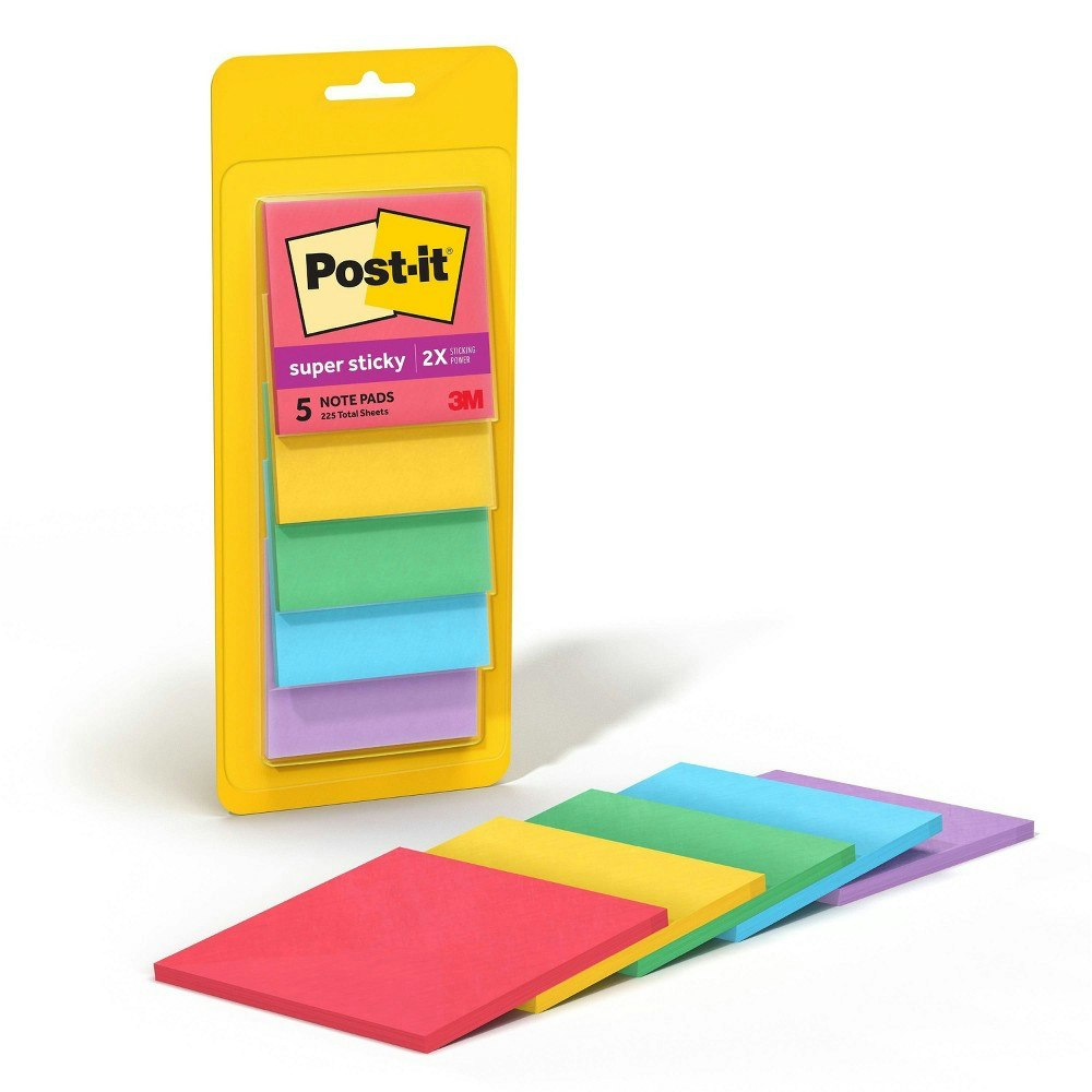 Post-it 3" x 3" Super Sticky Notes 5-Pack: $8.39 Post-it 3" x 3" Super Sticky Notes 5-Pack: $8.39