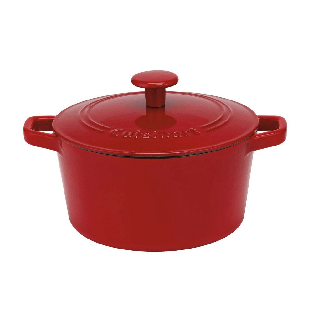 Cuisinart Chef's Classic 3-Quart Enameled Cast Iron Round Casserole: $89.99 Cuisinart Chef's Classic 3-Quart Enameled Cast Iron Round Casserole: $89.99