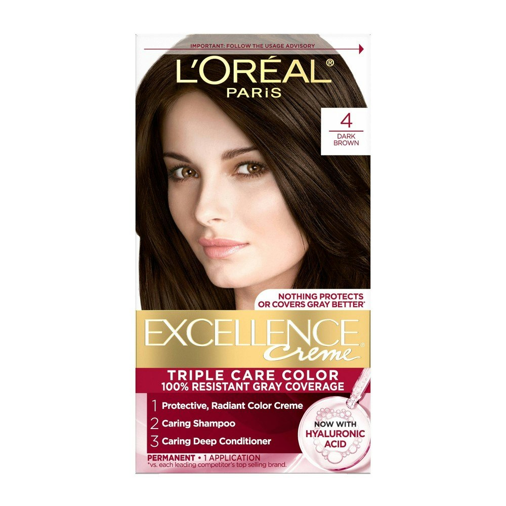 L'Oreal Paris Excellence Triple Protection Permanent Hair Color 1-Kit: $11.99