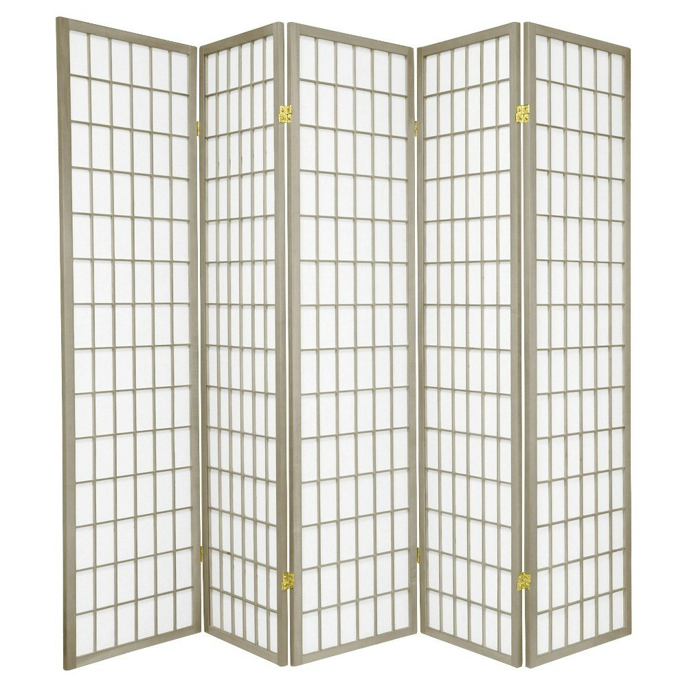 Oriental Furniture 6-Foot 5-Panel Window Pane Room Divider: $199.99