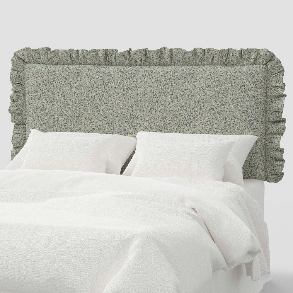 Mila Queen Size Ruffled Wall-Mounted Headboard: $280