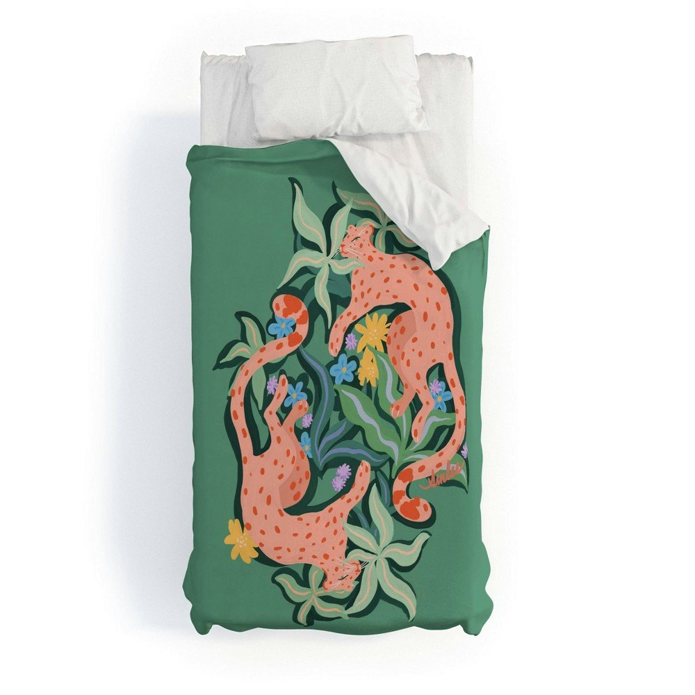 Deny Designs SunLee Wild Cheetahs King Duvet Cover Set 3-Piece: $212.99 Deny Designs SunLee Wild Cheetahs King Duvet Cover Set 3-Piece: $212.99
