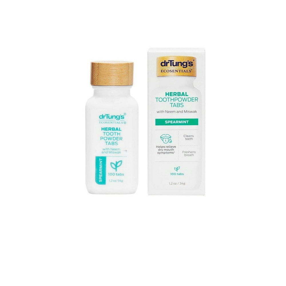 Dr. Tung's Spearmint Herbal Toothpowder Tablets 4.5-oz.: $16.99 Dr. Tung's Spearmint Herbal Toothpowder Tablets 4.5-oz.: $16.99