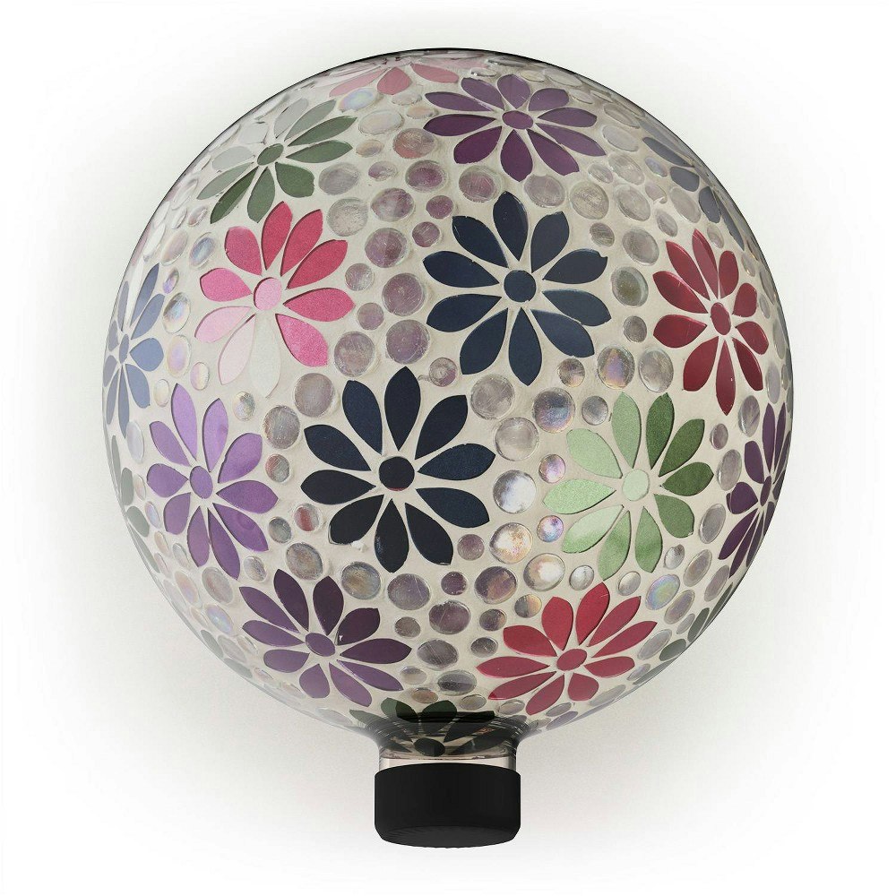 Alpine Corporation 10-Inch Mosaic Daisy Glass Gazing Globe: $55.99 Alpine Corporation 10-Inch Mosaic Daisy Glass Gazing Globe: $55.99