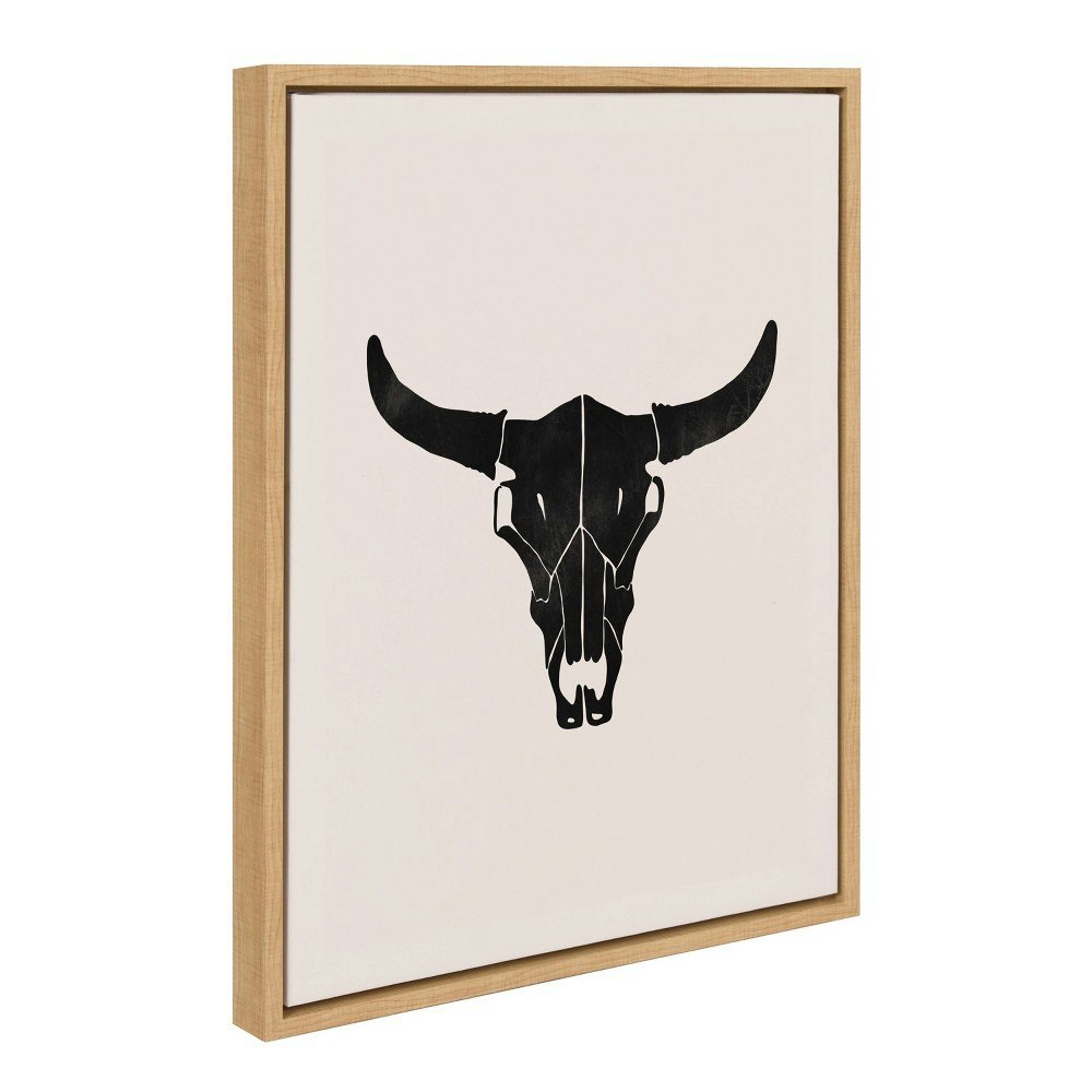 Kate & Laurel 18"x24" Western Skull Framed Canvas: $54.99 Kate & Laurel 18"x24" Western Skull Framed Canvas: $54.99