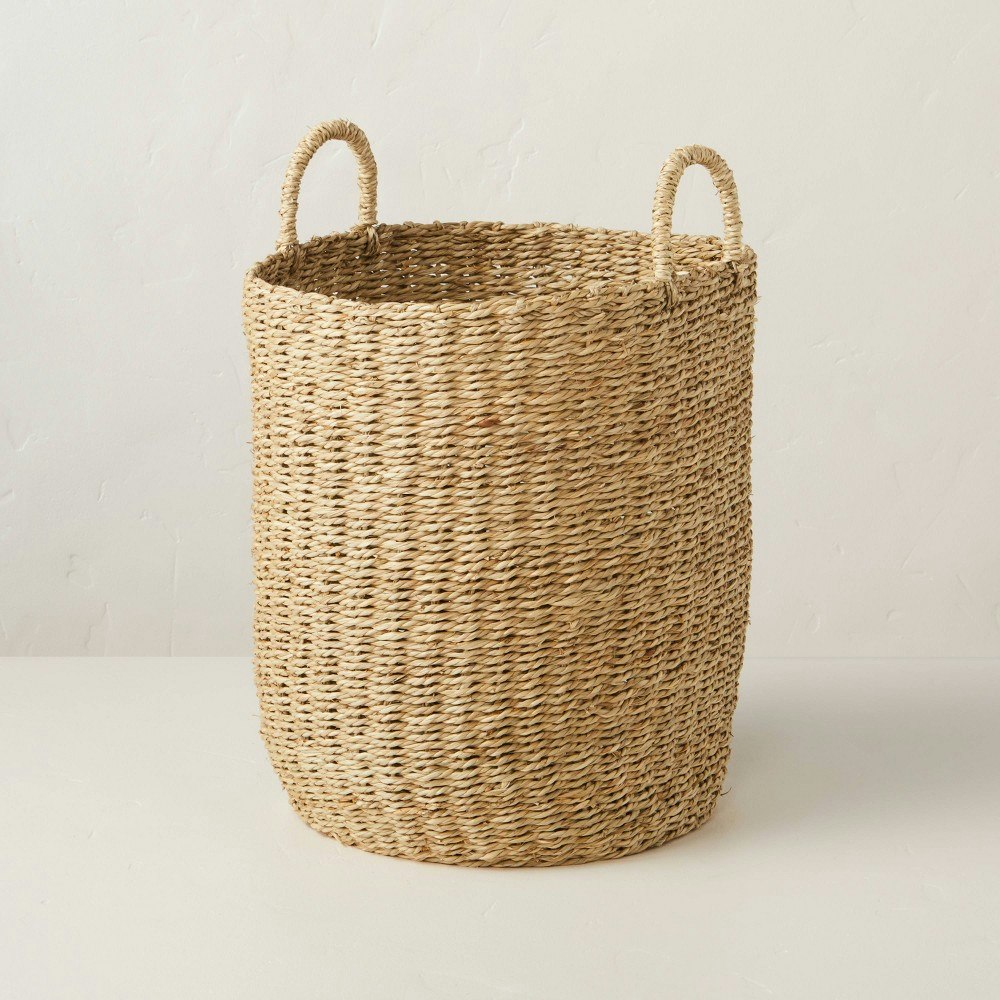 Large Twisted Seagrass Storage Basket: $29.99 Large Twisted Seagrass Storage Basket: $29.99