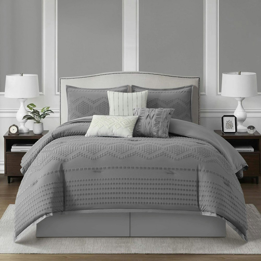 Whitely 7-Piece Jacquard King Comforter Set: $160.99 Whitely 7-Piece Jacquard King Comforter Set: $160.99