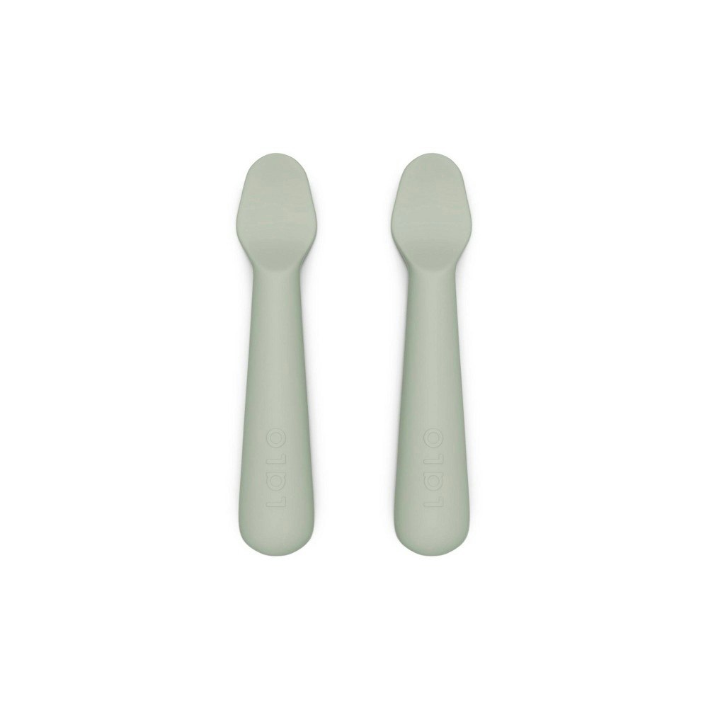 Lalo Silicone Baby Spoons 2-Pack: $9.99 Lalo Silicone Baby Spoons 2-Pack: $9.99