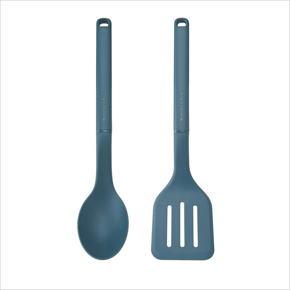 KitchenAid 2-Piece Turner and Spoon Cooking Utensil Set: $15.99 KitchenAid 2-Piece Turner and Spoon Cooking Utensil Set: $15.99