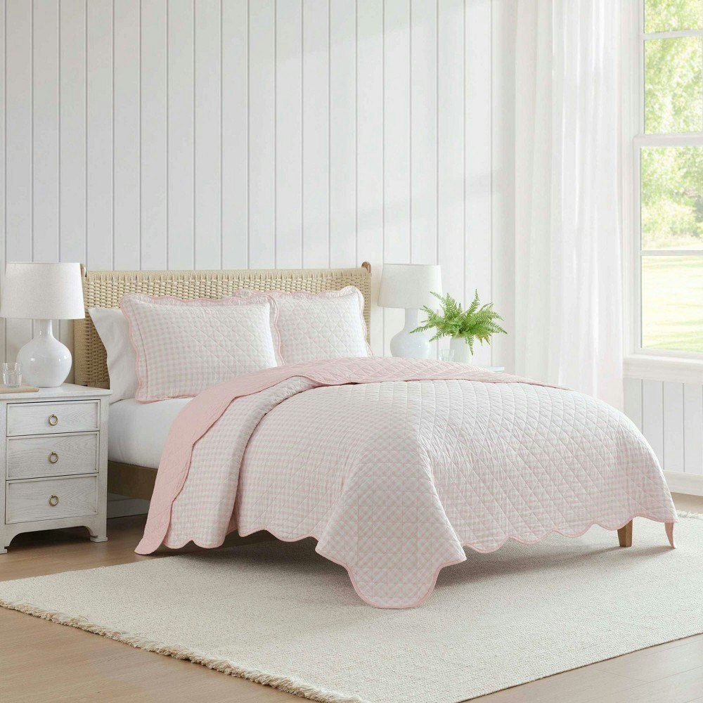 Martha Stewart Olivia Gingham King Quilt Set: $149.99
