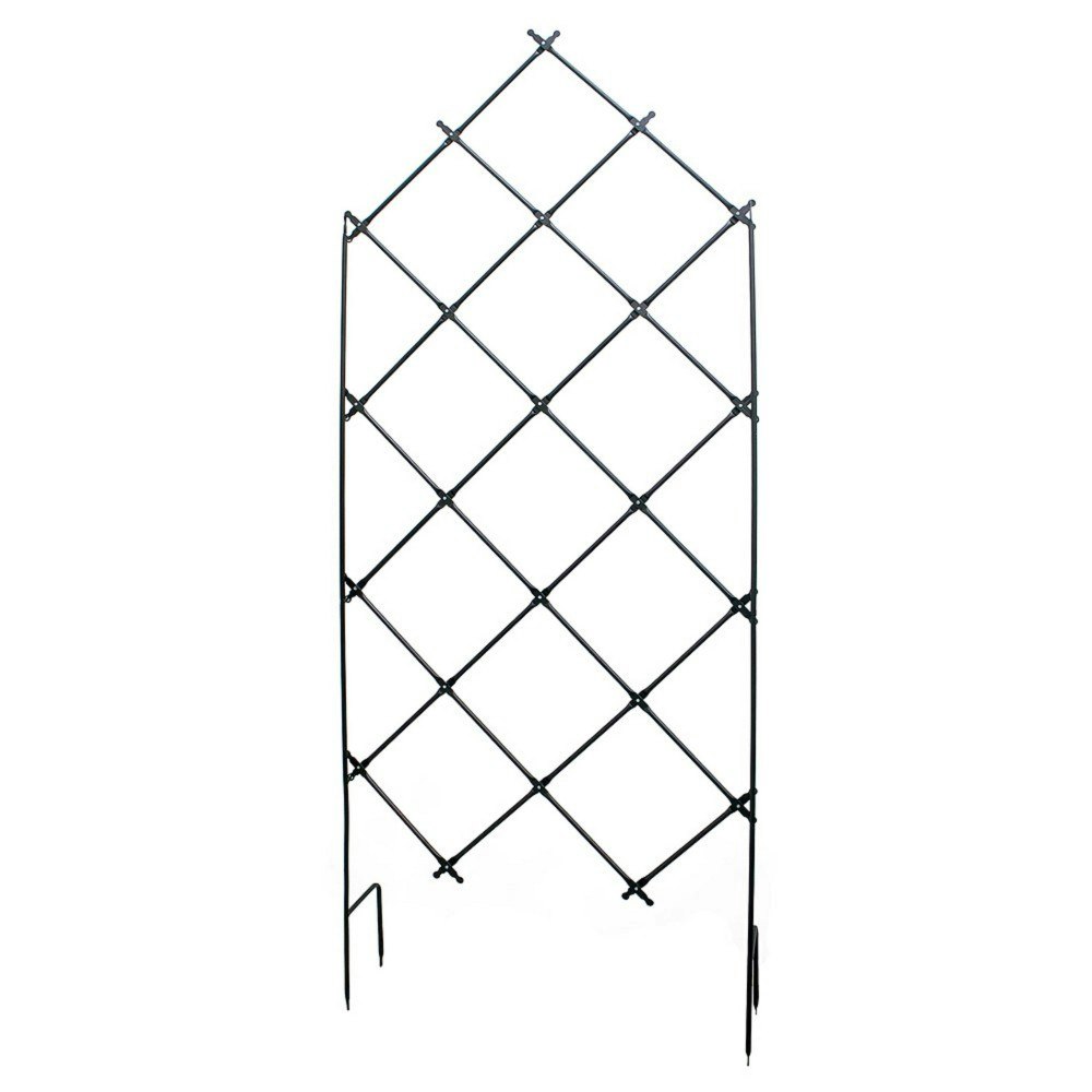 Achla Designs 95-inch Traditional Freestanding Lattice Iron Garden Trellis: $92.99 Achla Designs 95-inch Traditional Freestanding Lattice Iron Garden Trellis: $92.99
