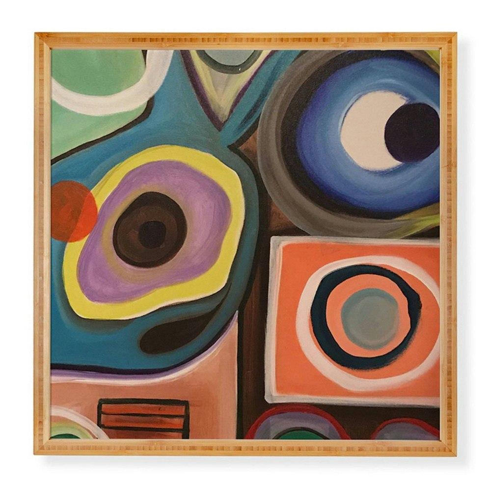 Deny Designs 20"x20" Tina Salazar Abstract Painting Framed Wall Art: $149.99 Deny Designs 20"x20" Tina Salazar Abstract Painting Framed Wall Art: $149.99