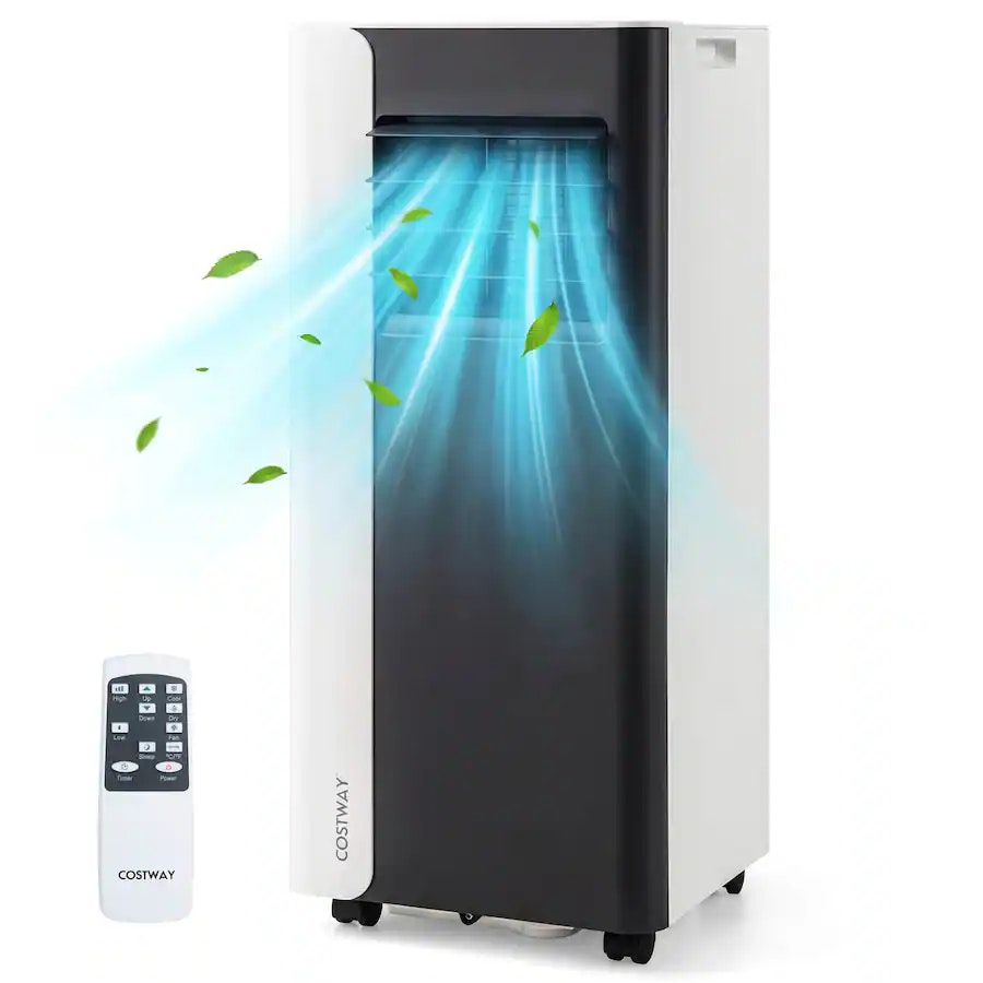 Costway 8000-BTU 3-in-1 Portable Air Conditioner w/ Fan & Dehumidifier Mode: $186 Costway 8000-BTU 3-in-1 Portable Air Conditioner w/ Fan & Dehumidifier Mode: $186
