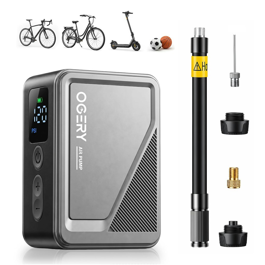 Mini Electric Bike Pump: $27