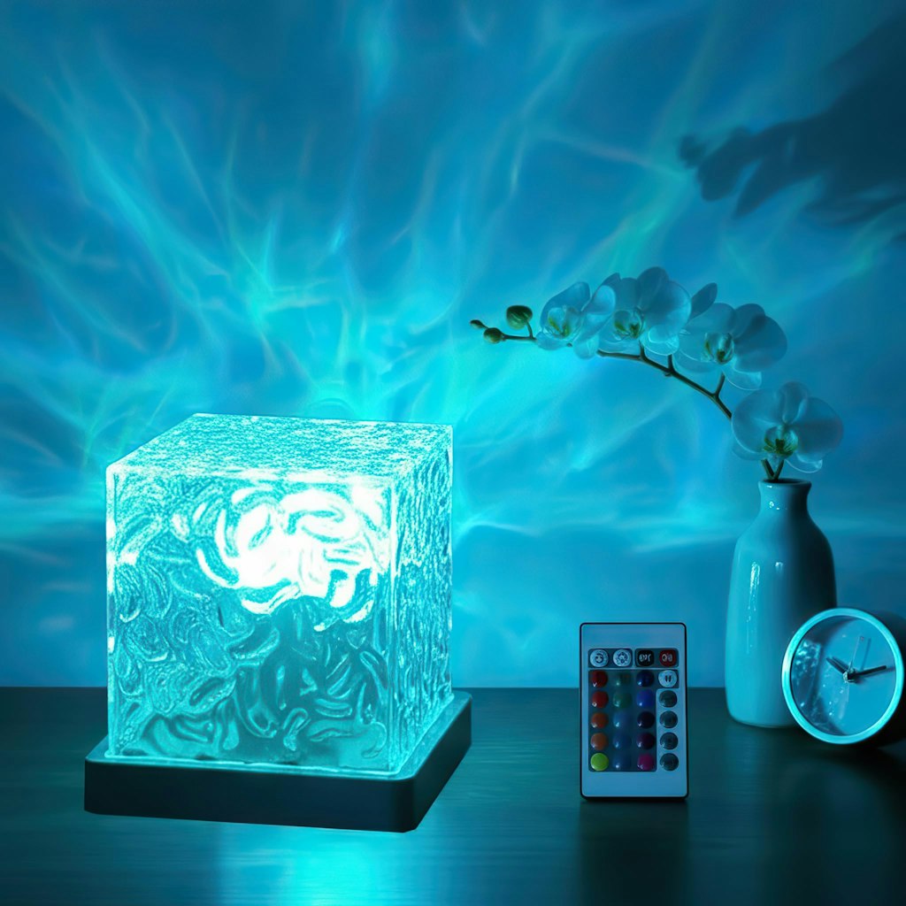 Ocean Wave Projector Night Light: $13