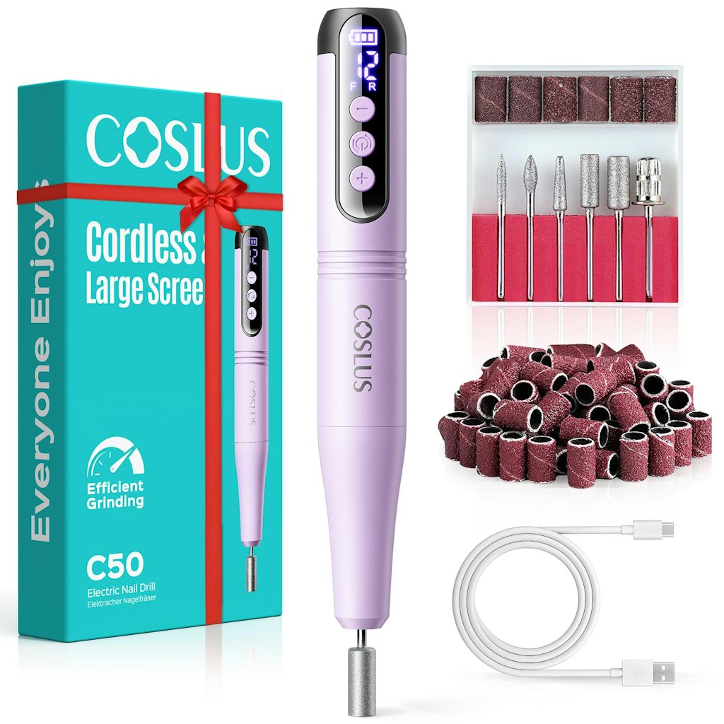 Coslus C50 12-Speed Cordless Electric Nail Drill: $14 Coslus C50 12-Speed Cordless Electric Nail Drill: $14