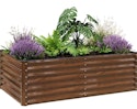 SnugNiture Steel Raised Garden Bed for $27 + free shipping