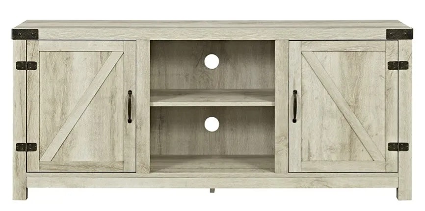 Manor Park 64" Modern Farmhouse Barn Door TV Stand: $64