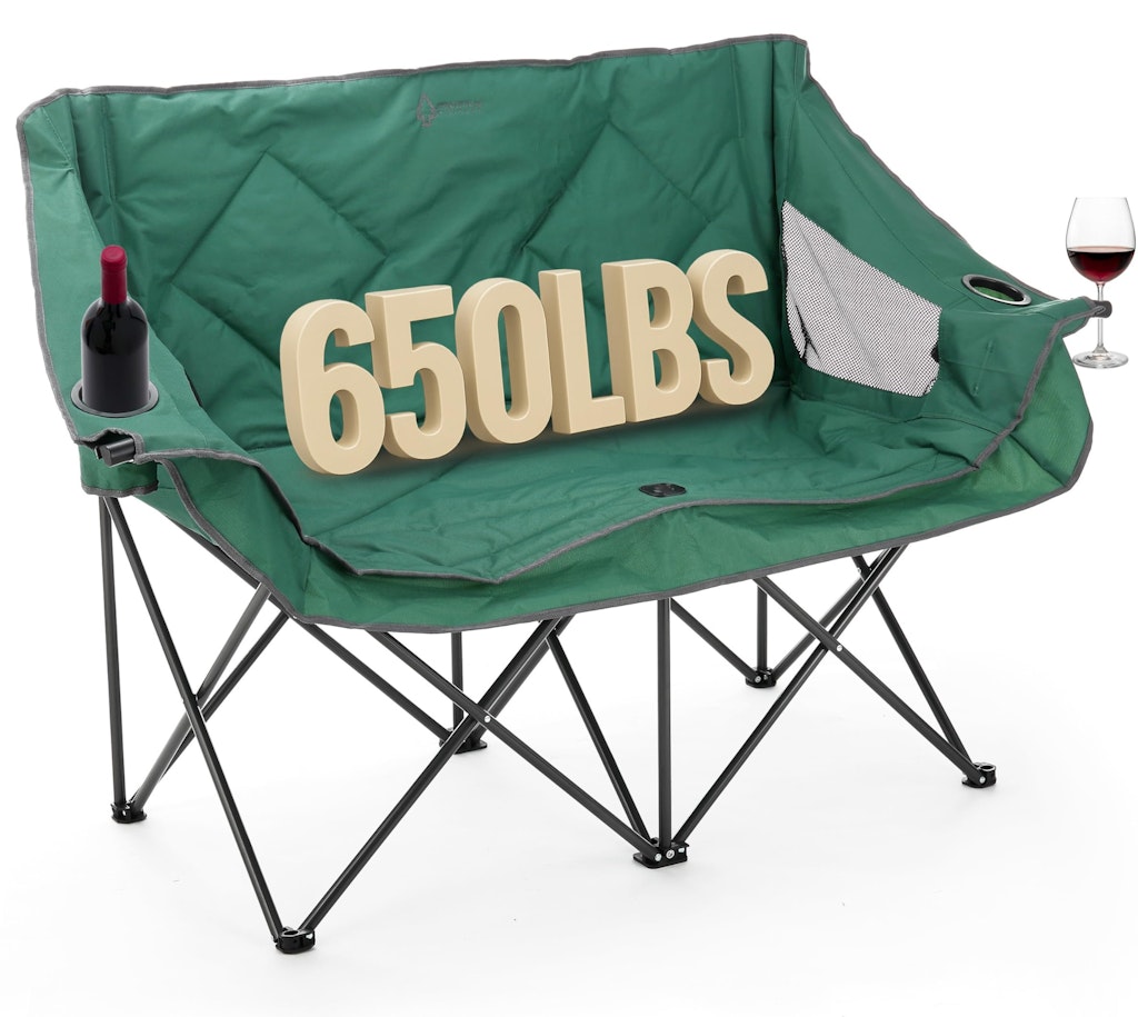 Arrowhead Portable Folding Double Duo Camping Chair: $40