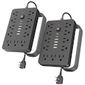 11-Outlet USB Power Strip 2-Pack for $24 + free shipping w/ Prime