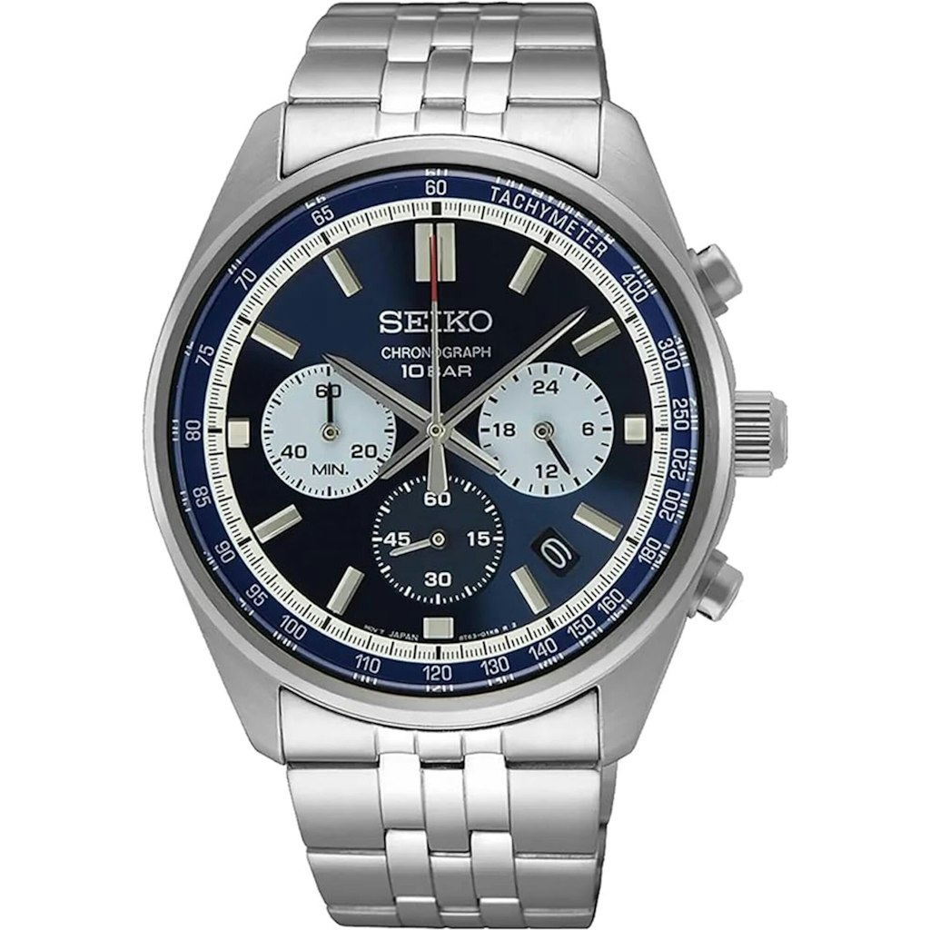 Seiko Men's Chronograph Quartz Watch: $159