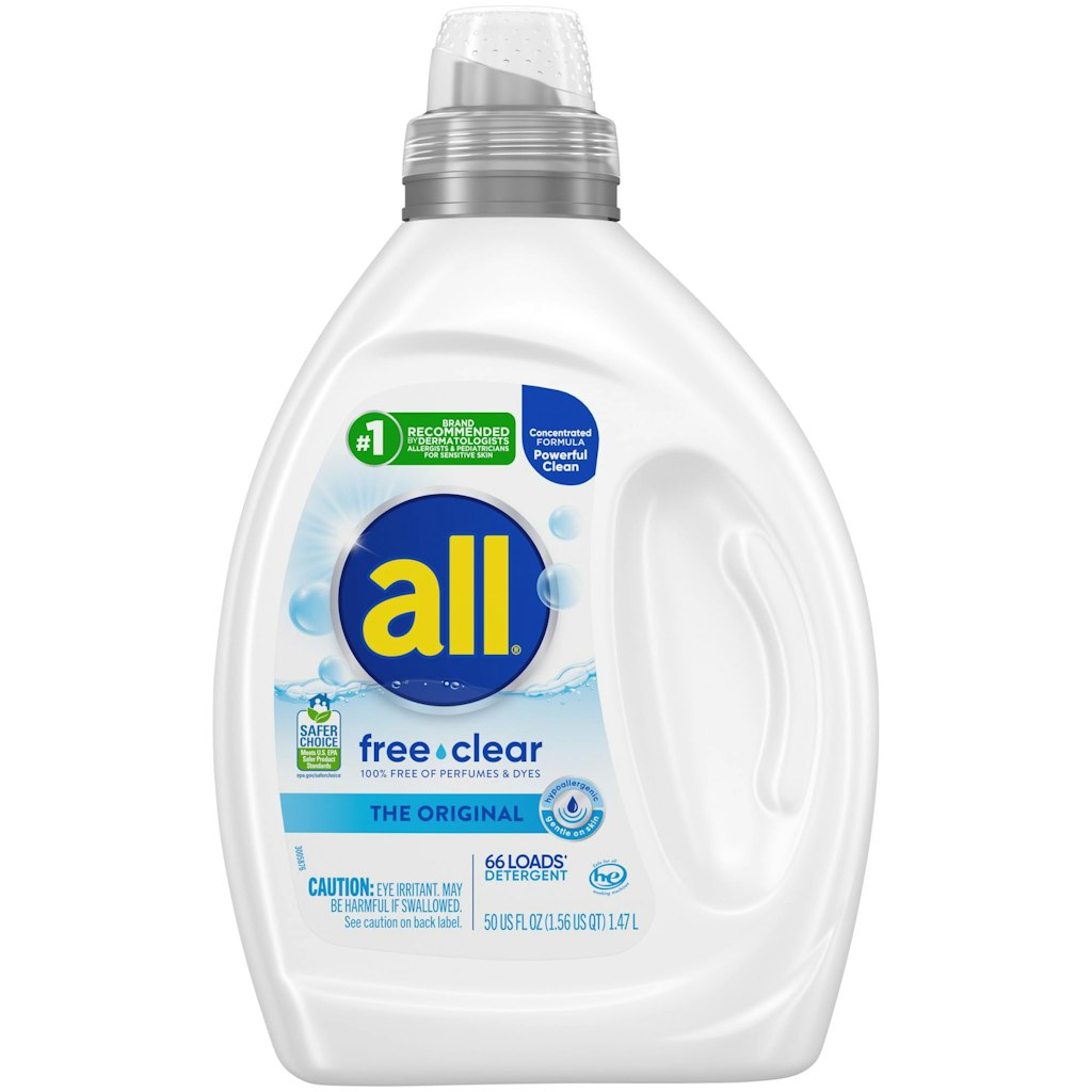All Free Clear 50 oz. Laundry Detergent for Sensitive Skin: $8.32 All Free Clear 50 oz. Laundry Detergent for Sensitive Skin: $8.32