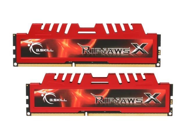 G.Skill Ripjaws X Series 4GB 2-Stick DDR3 1600 Desktop Memory Kit: $41.28 G.Skill Ripjaws X Series 4GB 2-Stick DDR3 1600 Desktop Memory Kit: $41.28